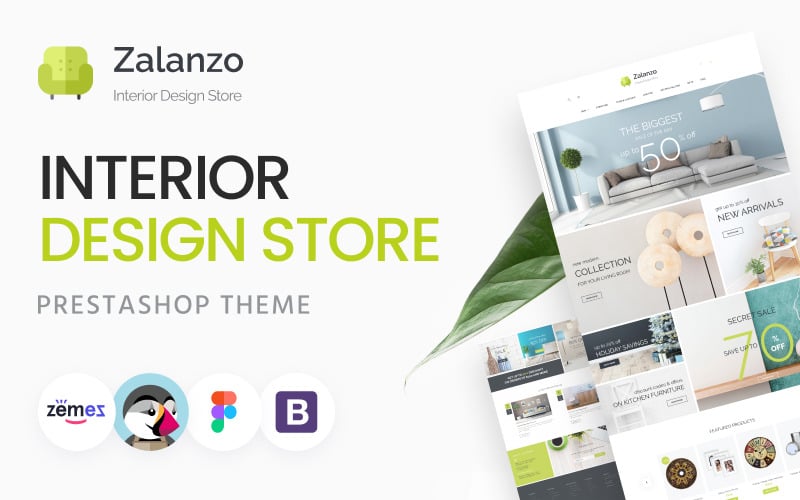 Zalanzo - Interior Design Store PrestaShop Theme