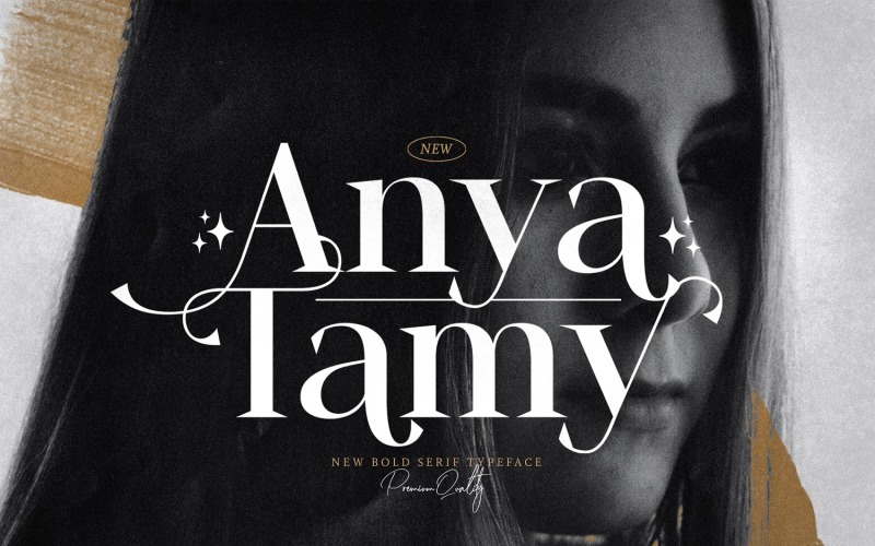 Anya Tamy - класичний шрифт із зарубками