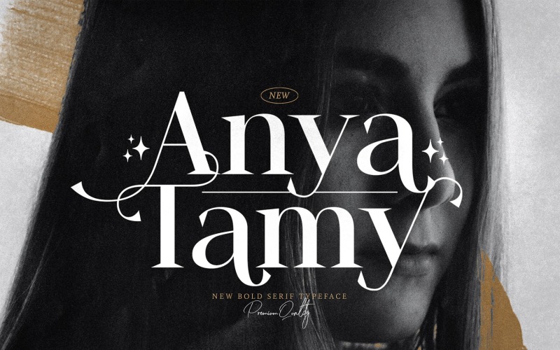 Anya Tamy - Klassische Serifenschrift