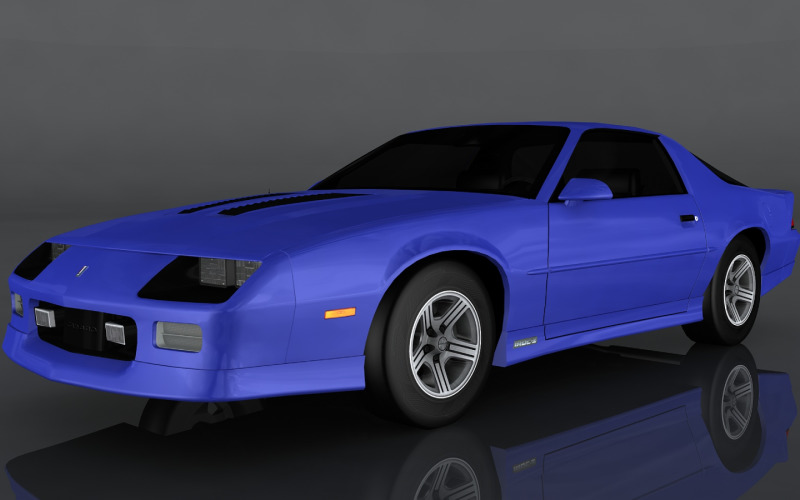 1990 Chevrolet Camaro Modèle 3D #178106 - TemplateMonster