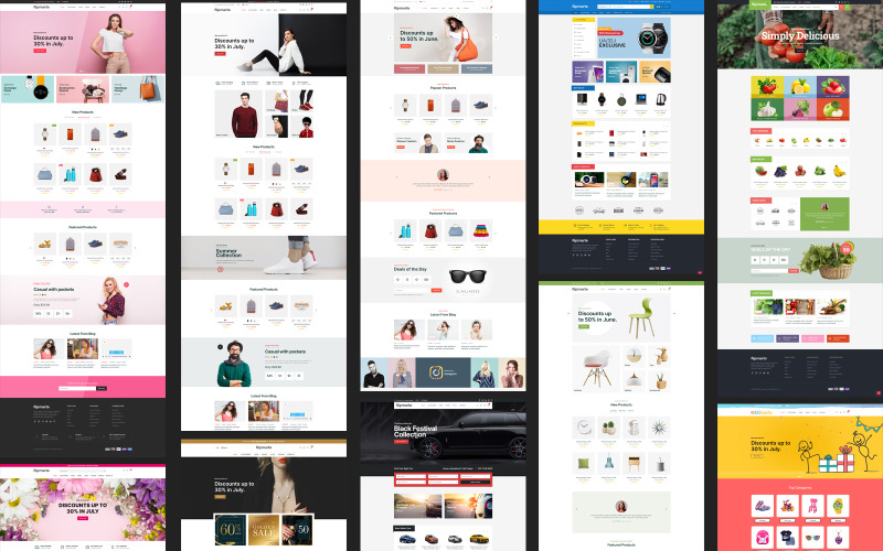 Flipmarto - Modèle de site Web polyvalent - TemplateMonster