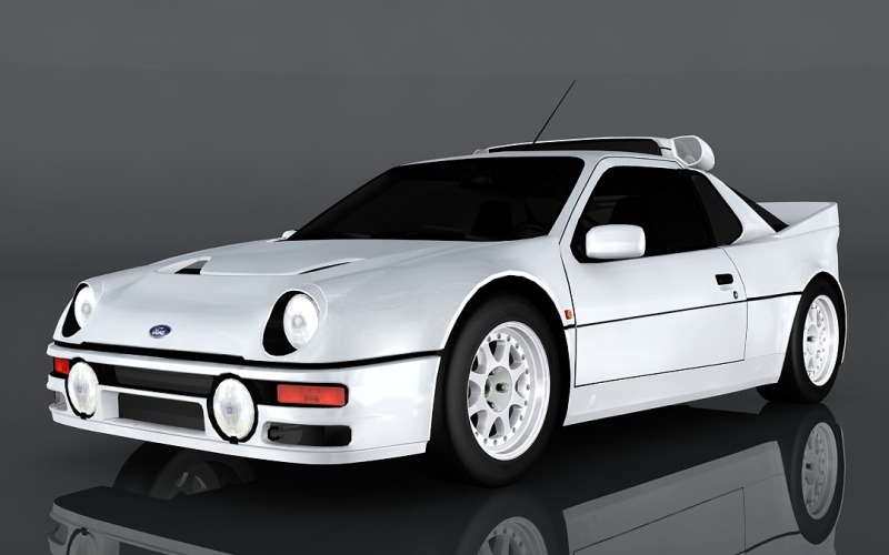 Ford RS200 3D模型