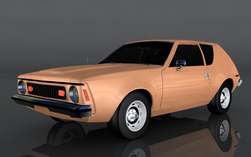 1973 AMC Gremlin Modello 3D