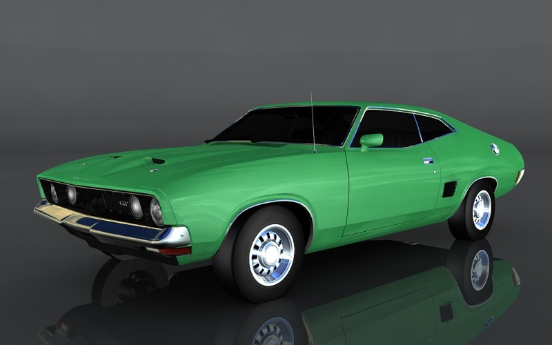 1973 Ford XB Falcon 3D模型