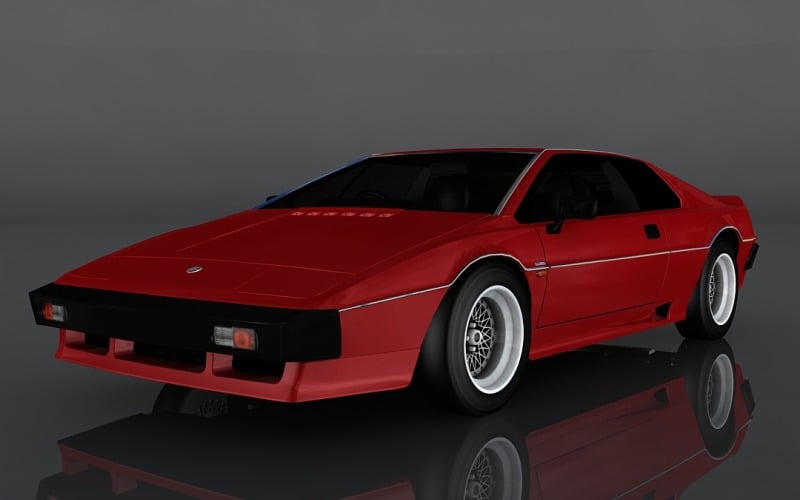 1980 Lotus Esprit Modèle 3D