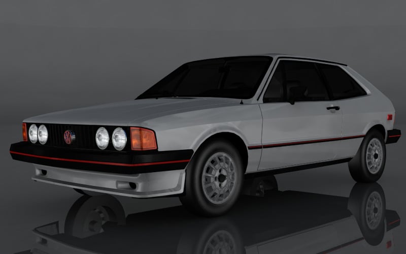 1981 3D model Volkswagen Scirocco