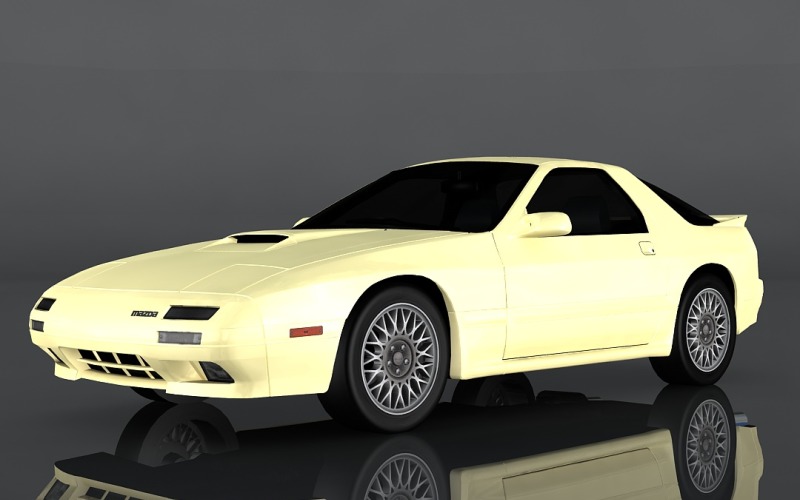 1990 Mazda Savanna RX-7 3D Модель