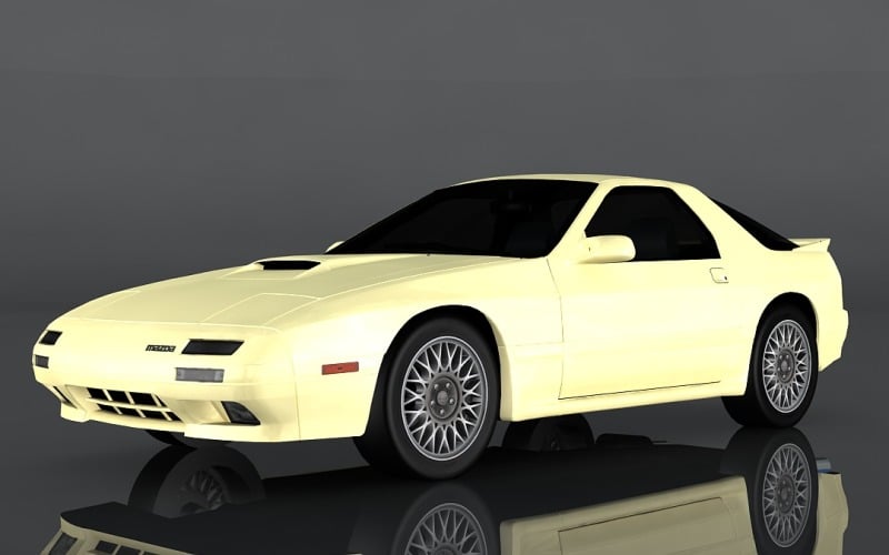 1990 Mazda Savanna RX-7 3D modell