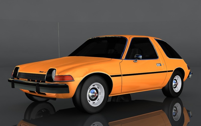 3D model AMC Pacer z roku 1977