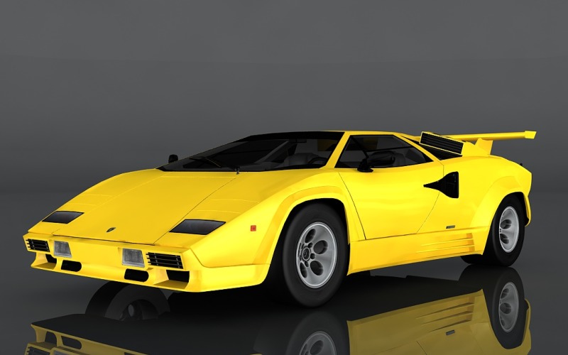 Lamborghini Countach LP5000 Modello 3D