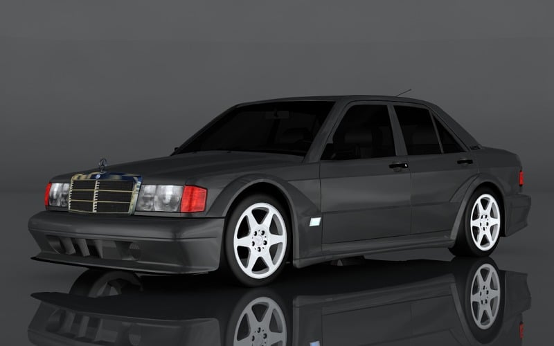 Mercedes-Benz 190E 3D Модель