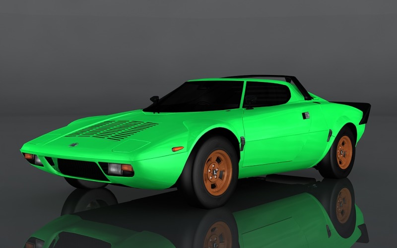 Modello 3D Lancia Stratos HF