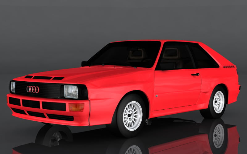 Modelo 3D Audi Sport de 1983
