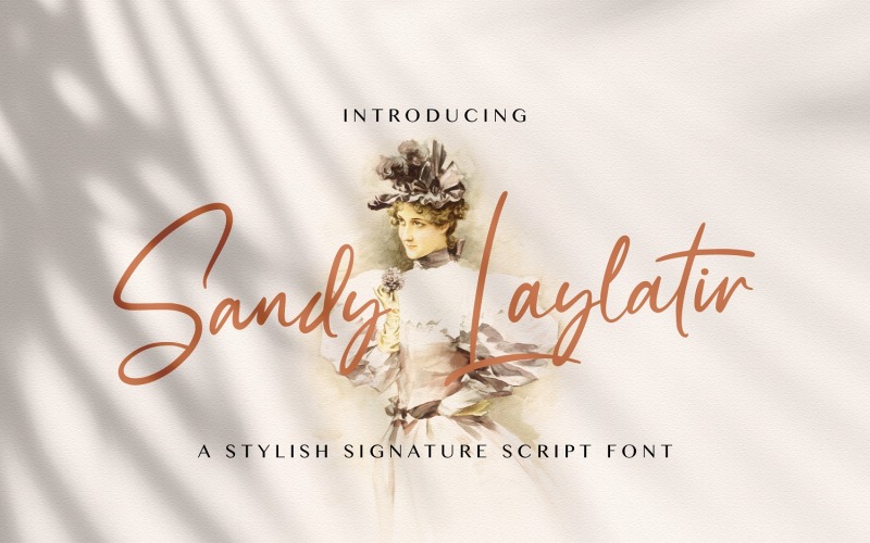 Sandy Lailyatir - Handskrivet typsnitt