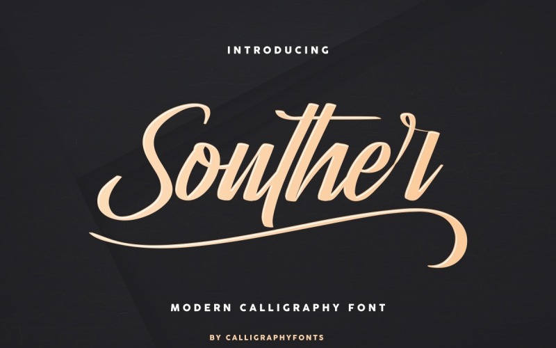 Souther Hand Brush Script-teckensnitt