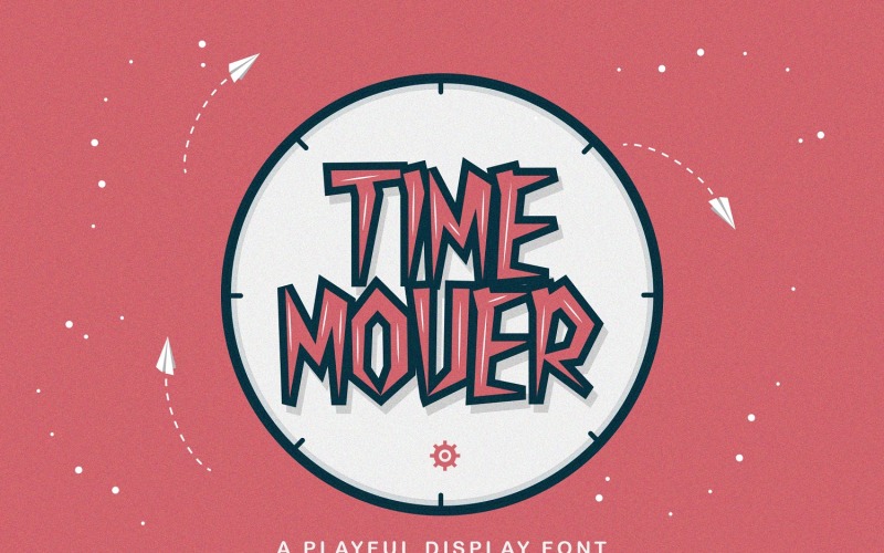 Time Mover - Playful Display Font