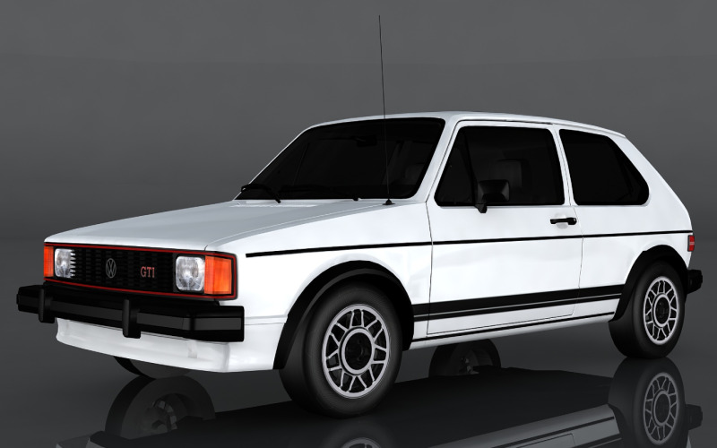 Volkswagen Rabbit GTI 3D模型