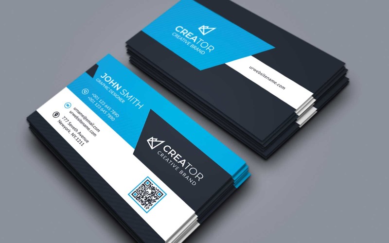 Plantilla de identidad corporativa de Business Card Creator