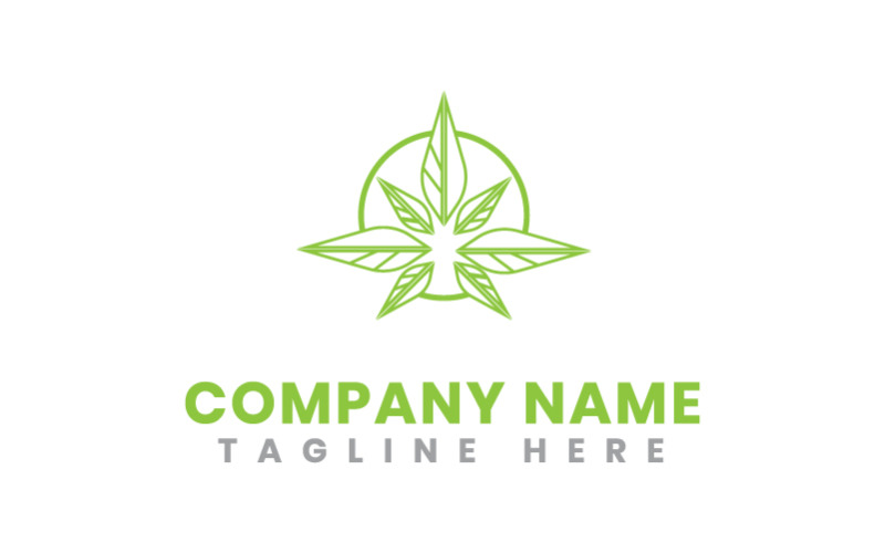 Canna obchodní Logo šablona