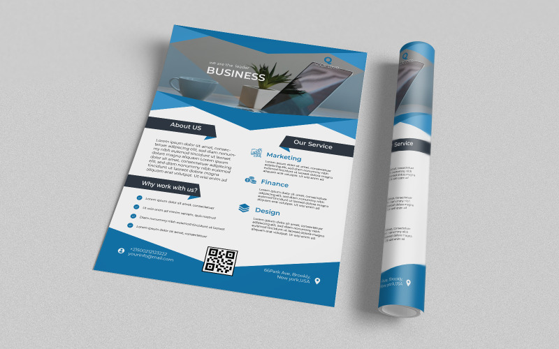 Modèle d'identité d'entreprise Creative Flyer Design