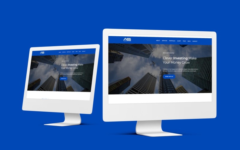 Sayed- Investment Company Bootstrap 4 Açılış Sayfası Şablonu