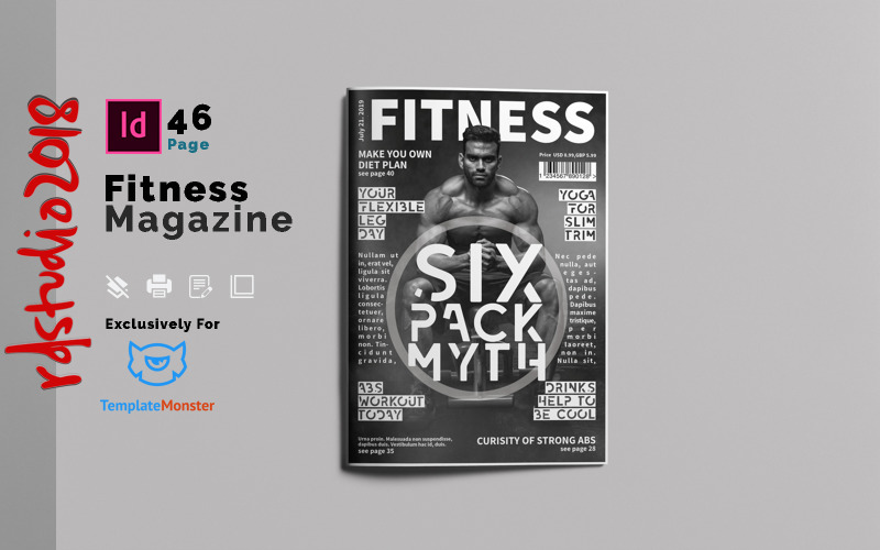 Fitness Dergisi Şablonları