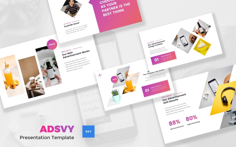 Adsvy - шаблон ключевой темы рекламы