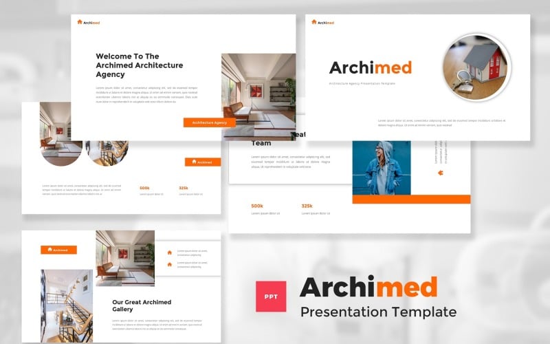 Archimed - Архітектура Шаблони презентацій PowerPoint