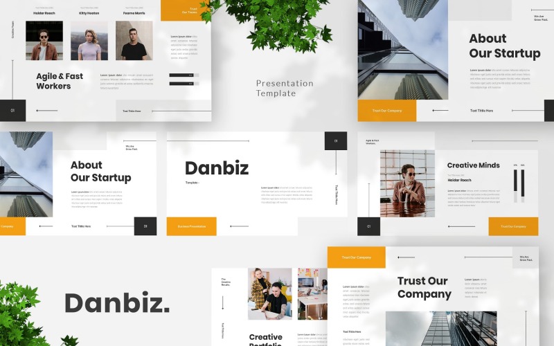 Danbiz Business Keynote Template Templatemonster