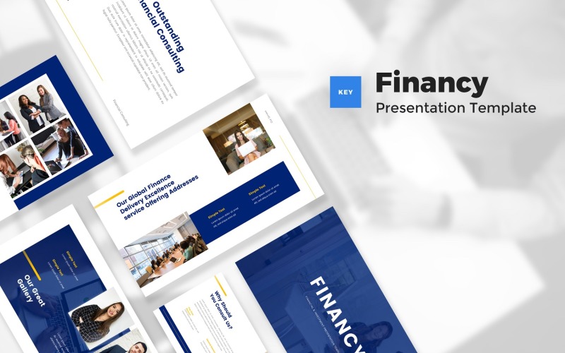 Finance - Šablona Keynote pro finance a investice