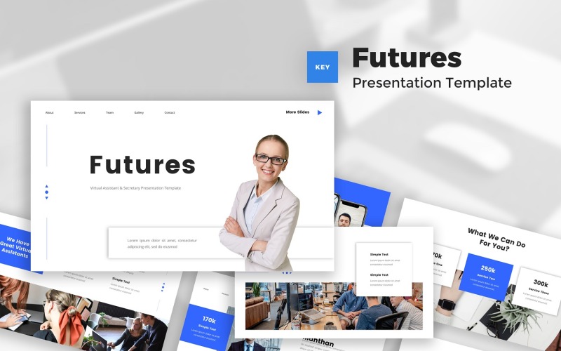 Futures - Virtual Assistant & Secretary Keynote-Vorlage