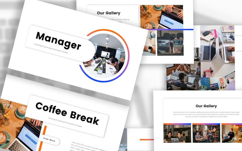 Manager - Modello di keynote per il coworking e lo spazio creativo