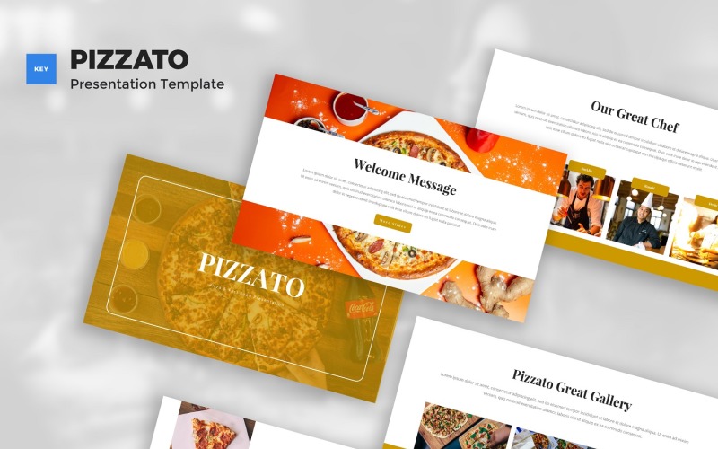Pizzato - Pizza & Fast Food Keynote Şablonu