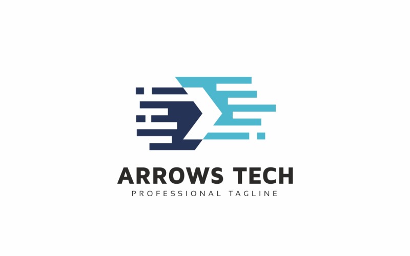 Modelo de logotipo da Arrows Technology