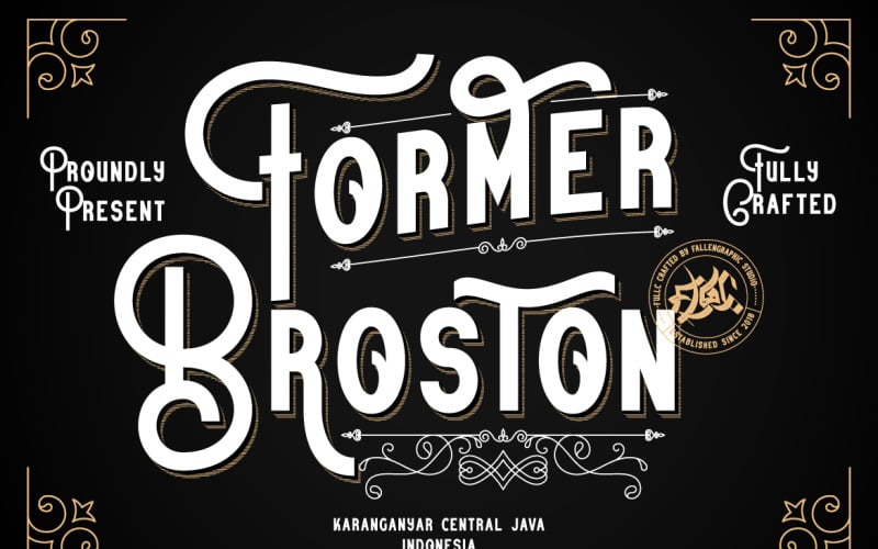 Former Broston Fonts