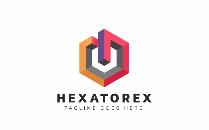 Hexagon 3D Logo
