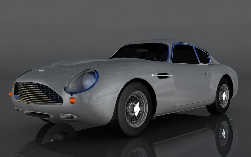 Aston Martin DB4 GT modello 3D