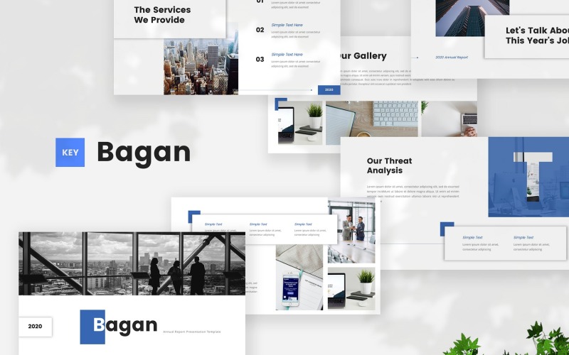 Bagan - Modello di keynote del rapporto annuale