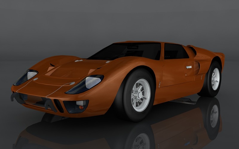 Ford GT40 1966 3D模型