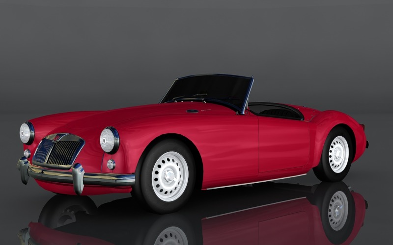 3D-модель MG MGA Twin