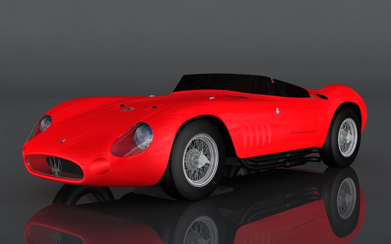 Maserati 300 S modello 3D
