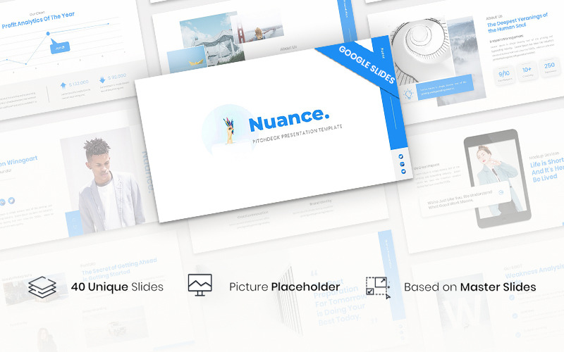 Nuance - Szablon Prezentacji Google Pitchdeck