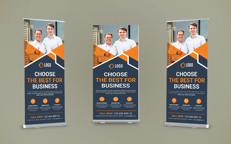 A legjobb üzleti Roll Up Banner tervezés