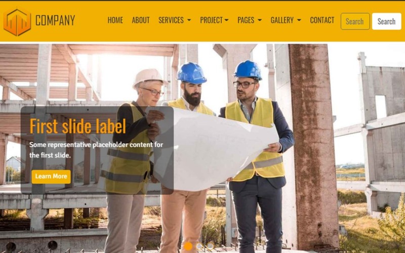 Modello di sito Web HTML 5 multiuso