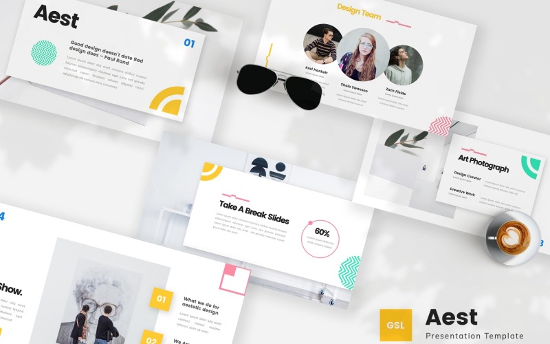 Aest - Ästhetische Google Slides-Vorlage