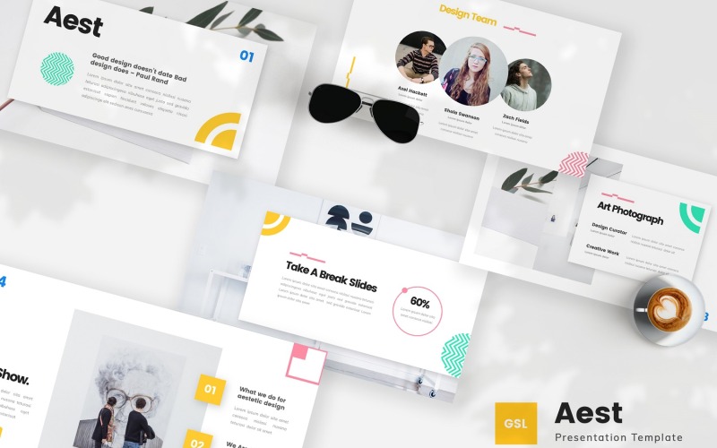 Estética - modelo estético do Google Slides
