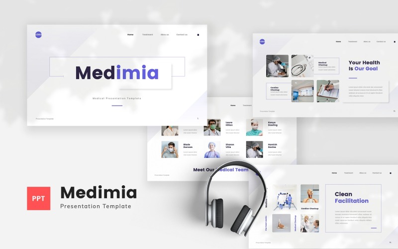 Medimia - Медицинский шаблон PowerPoint