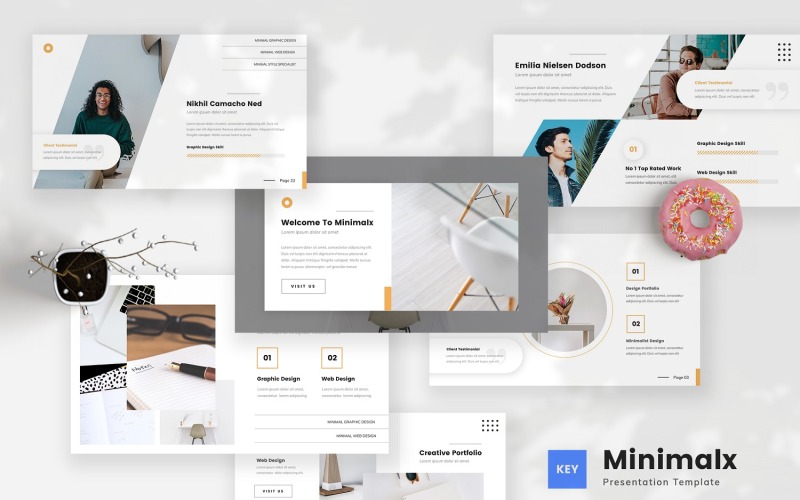 Minimalx - Minimale Keynote-Vorlage