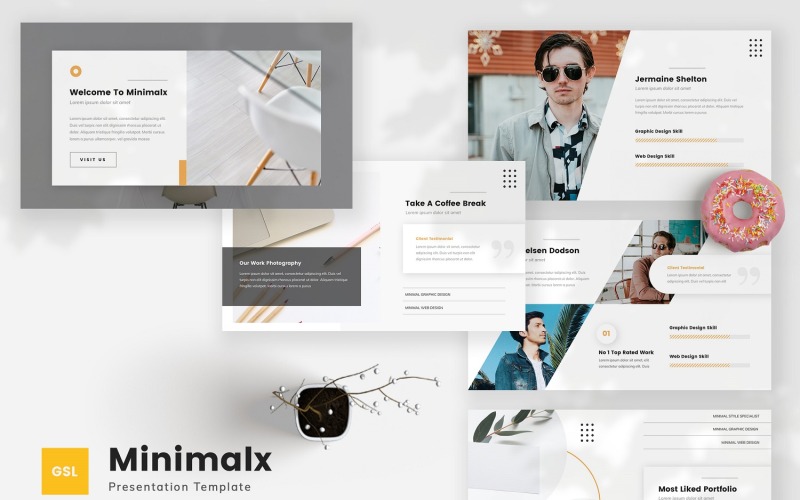 Minimalx - Minimální šablona Prezentací Google