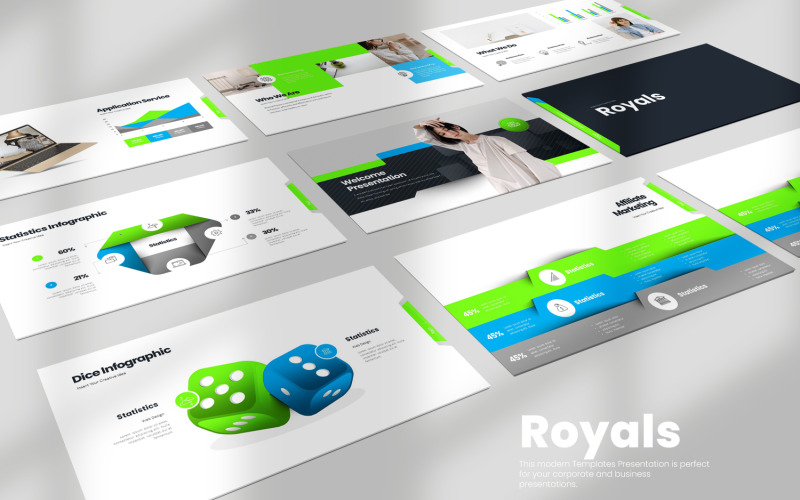 Plantillas de GoogleSlide de Royals